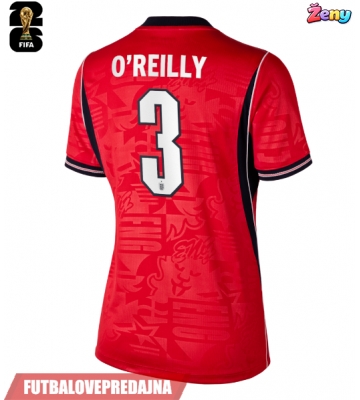 Lacne Ženy Futbalové dres Anglicko Nico O'Reilly #3 MS 2026 Krátky Rukáv - Preč